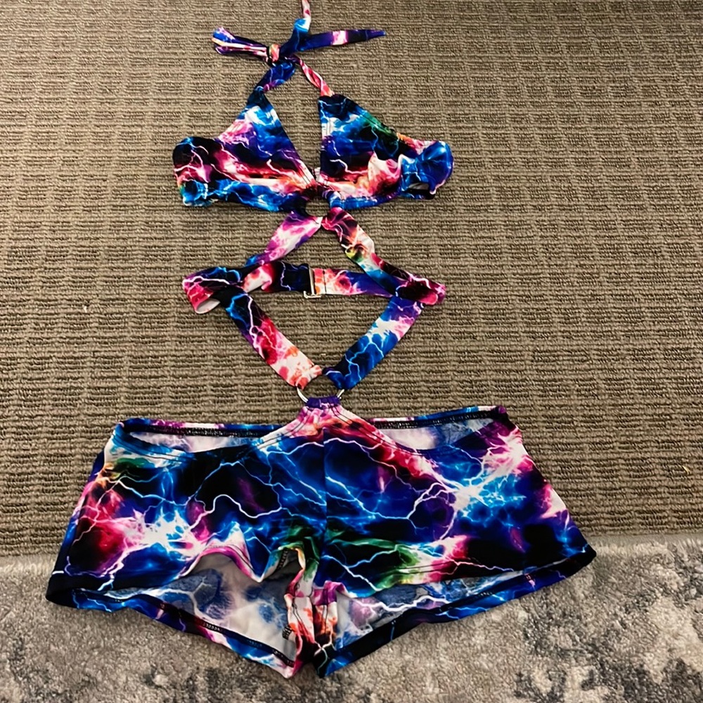 COPY - Colorful lightning ravewear